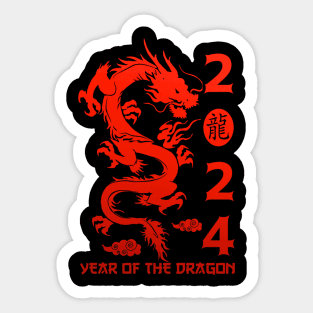 Year Of The Dragon 2024 Chinese New Year 2024 Sticker